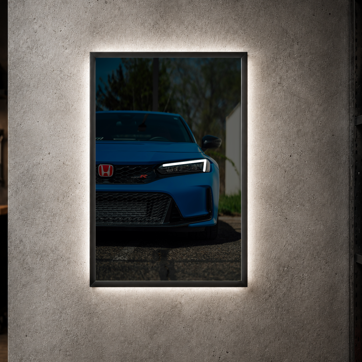 FL5 Honda Civic Type R- Front Acrylic Poster