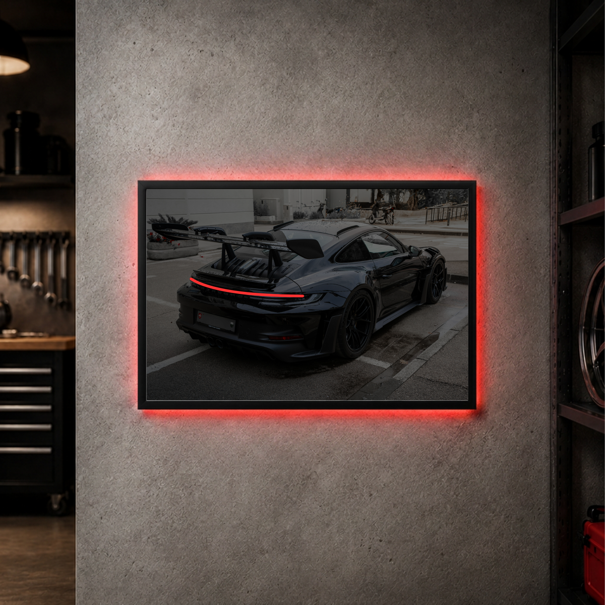 Porsche GT3RS - Rear Horizontal Acrylic Poster