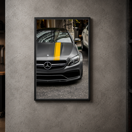 Mercedes C63s - Front Acrylic Poster