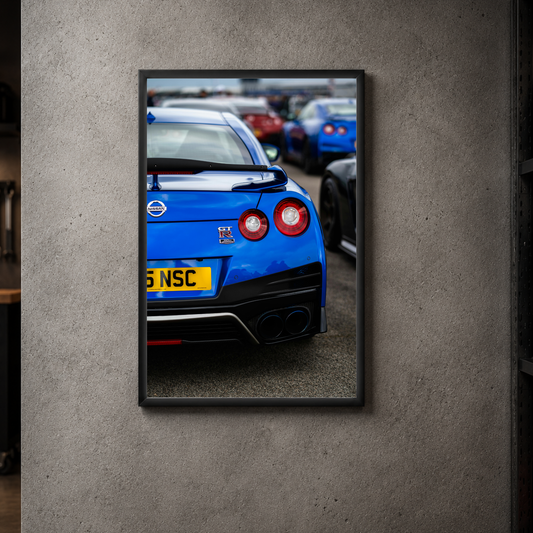 Nissan R35 - Rear Acrylic Poster