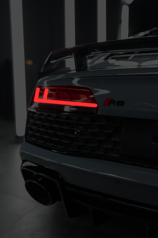Audi R8 V10 - Rear Acrylic Poster