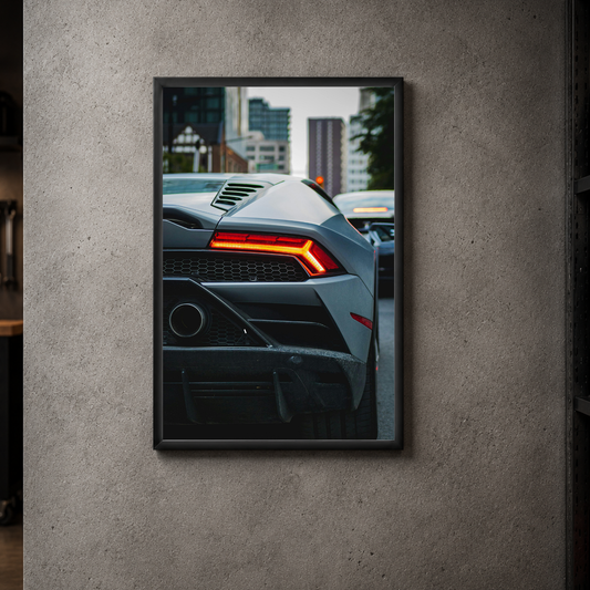 Lamborghini Huracan - Rear Acrylic Poster