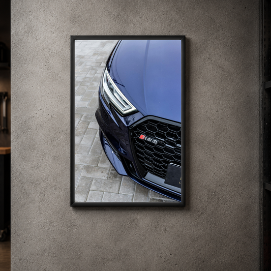 Audi RS3 - Front Acrylic Poster
