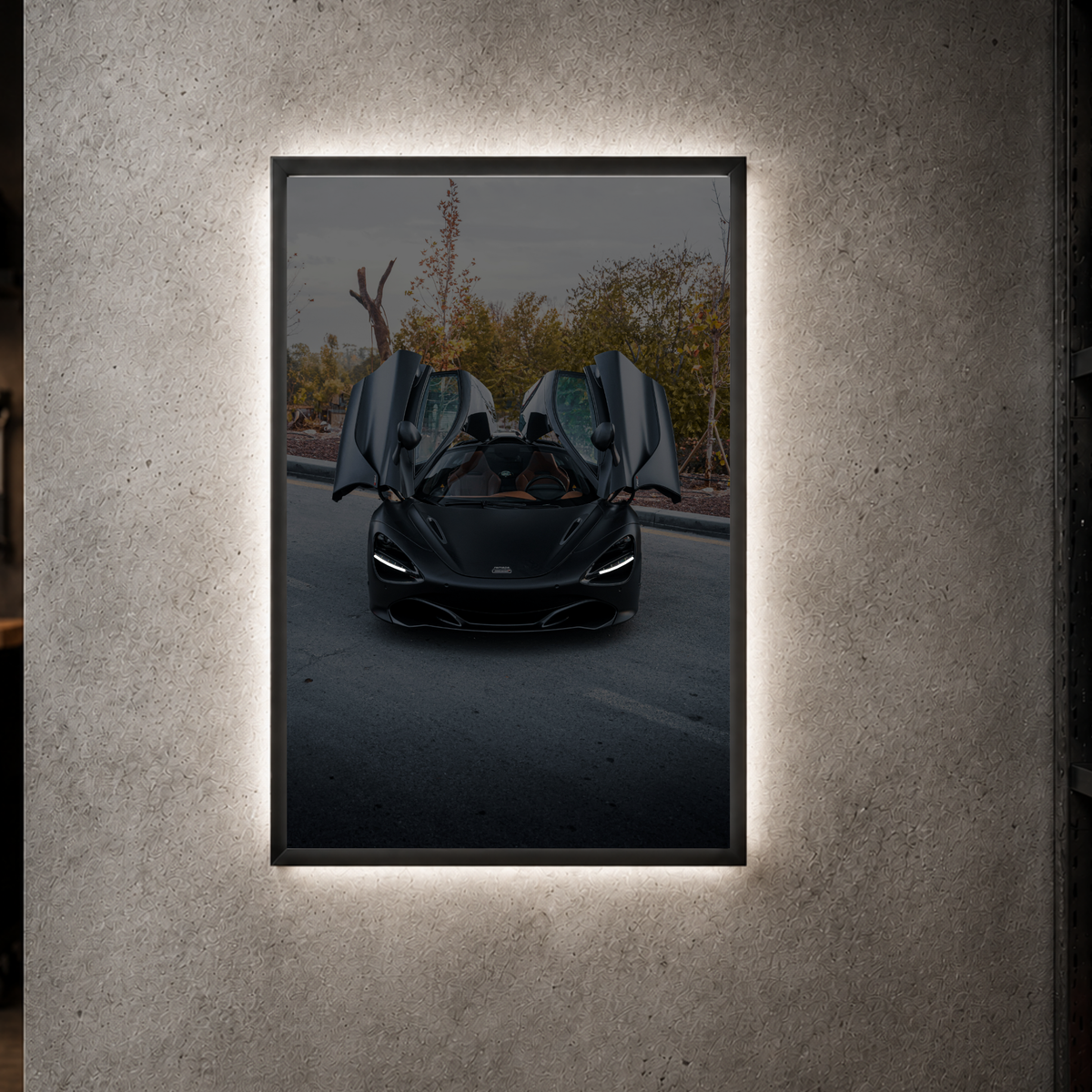 McLaren 720 - Front Acrylic Poster