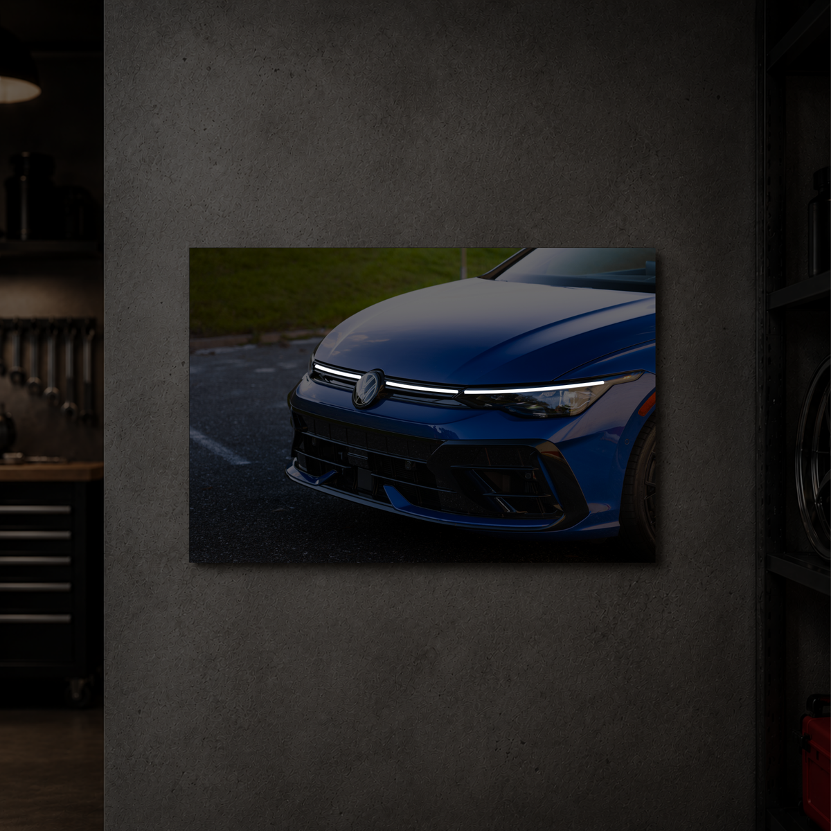 Volkswagen MK8.5 Golf R - Front Horizontal Acrylic Poster