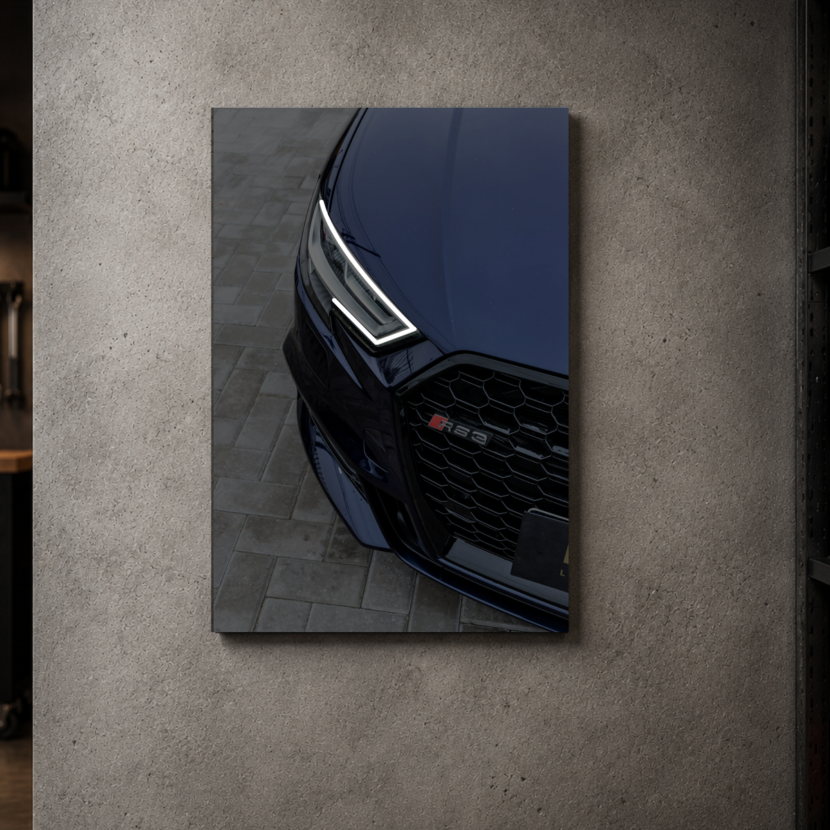 Audi RS3 - Front Acrylic Poster