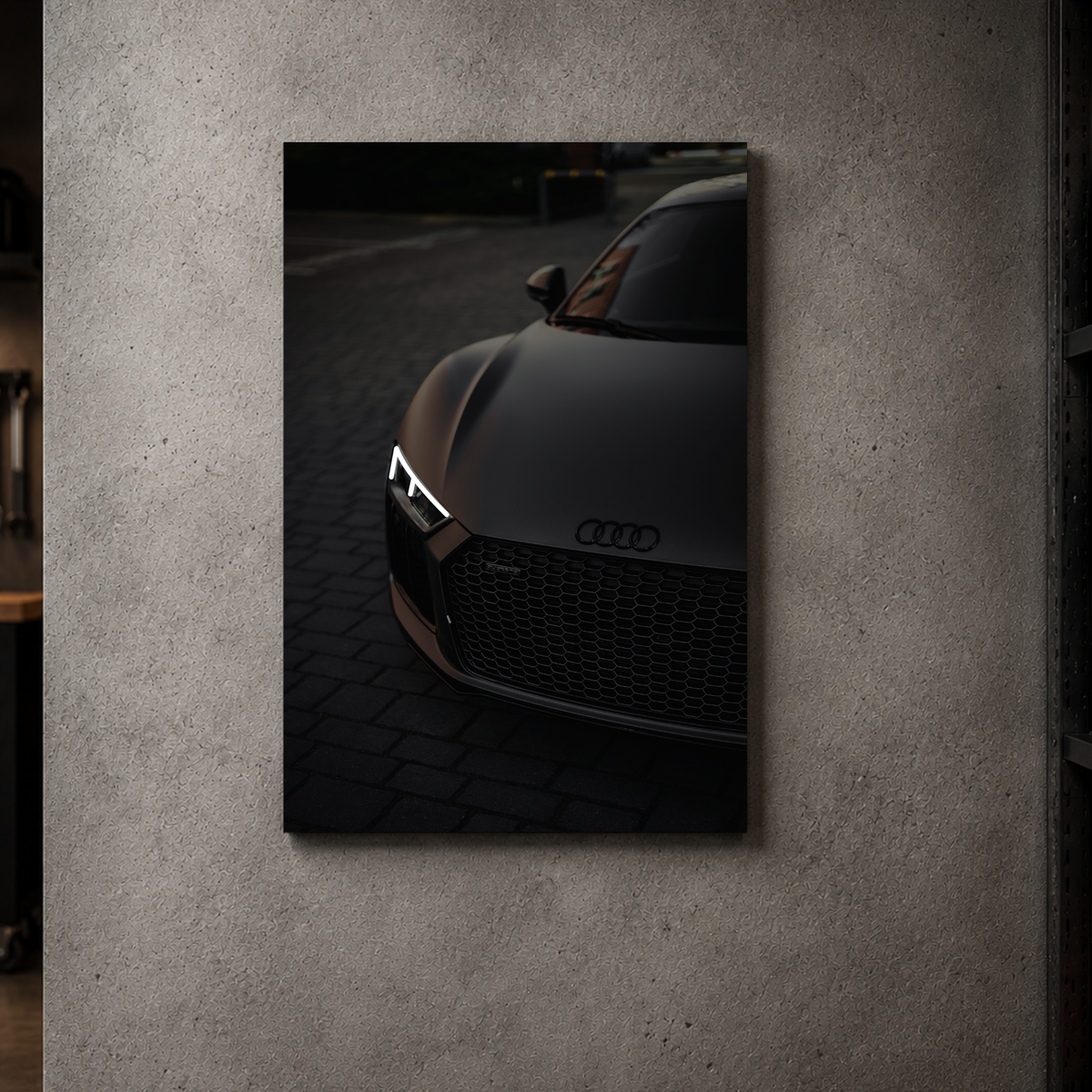 Audi R8 V10 - Front Acrylic Poster