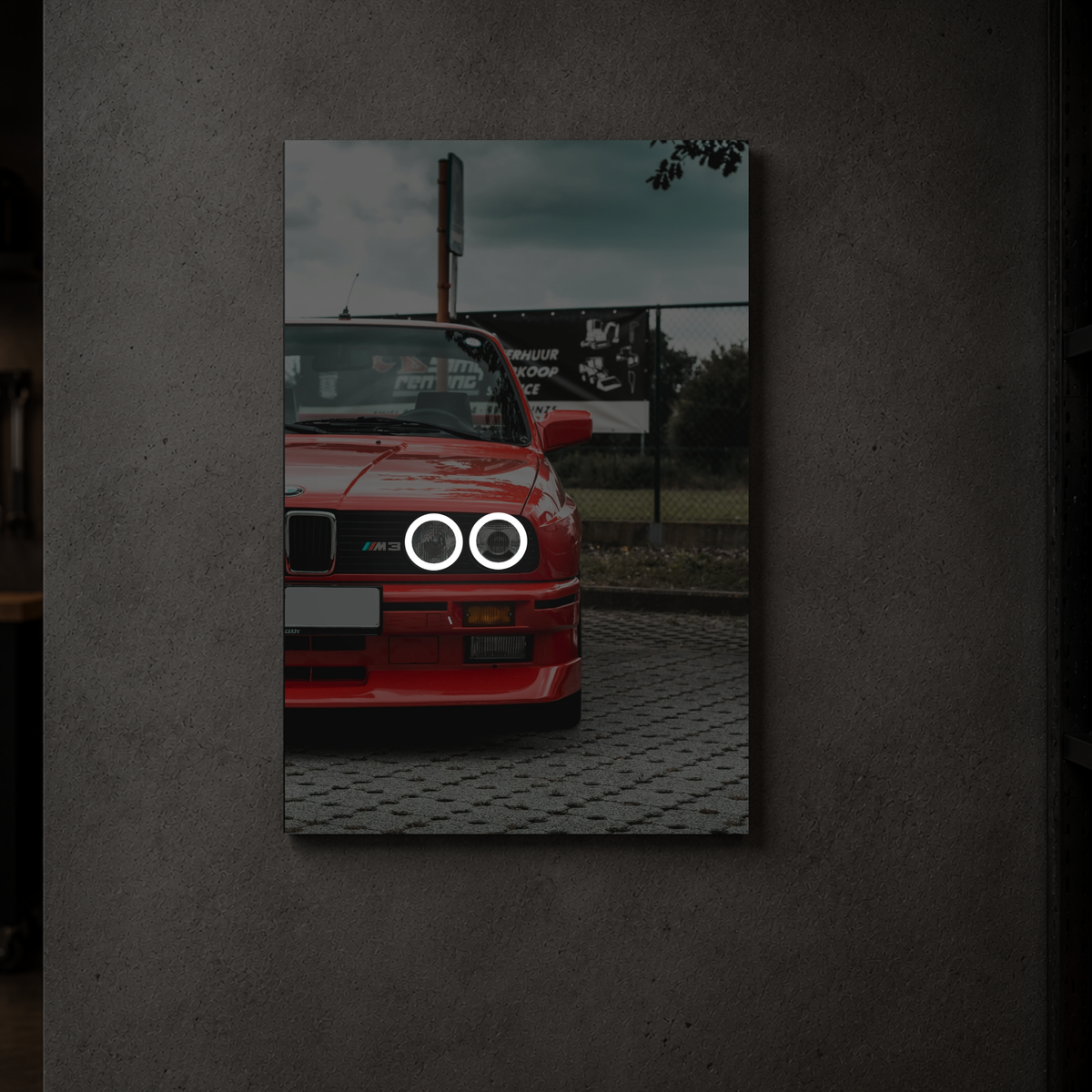 BMW E30 - Front Vertical Acrylic Poster
