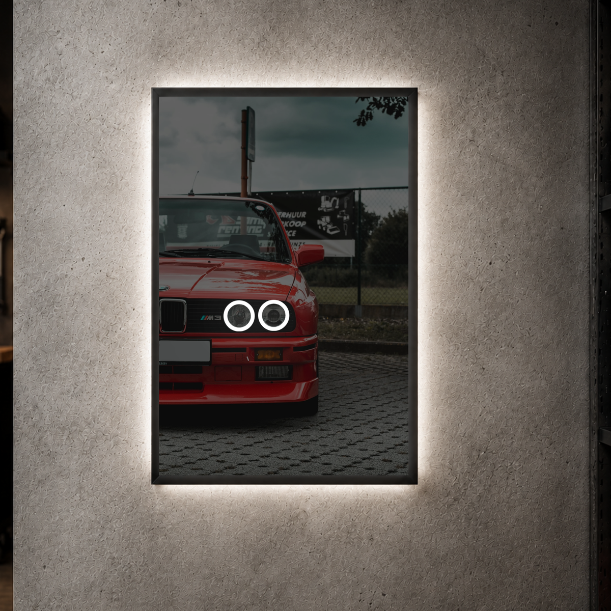BMW E30 - Front Vertical Acrylic Poster