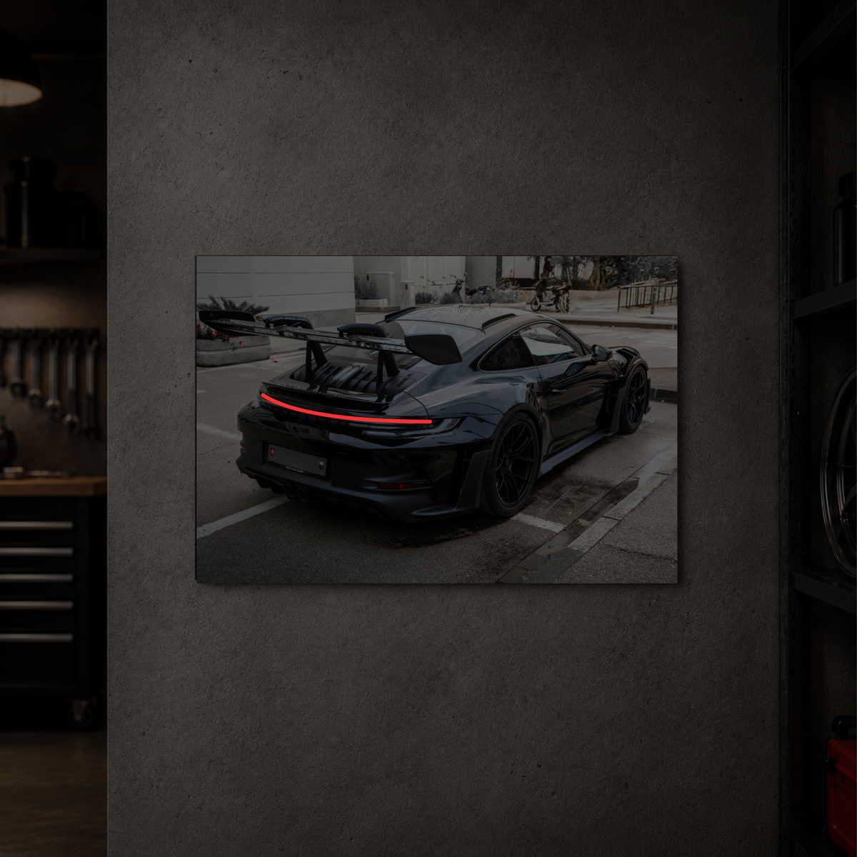 Porsche GT3RS - Rear Horizontal Acrylic Poster