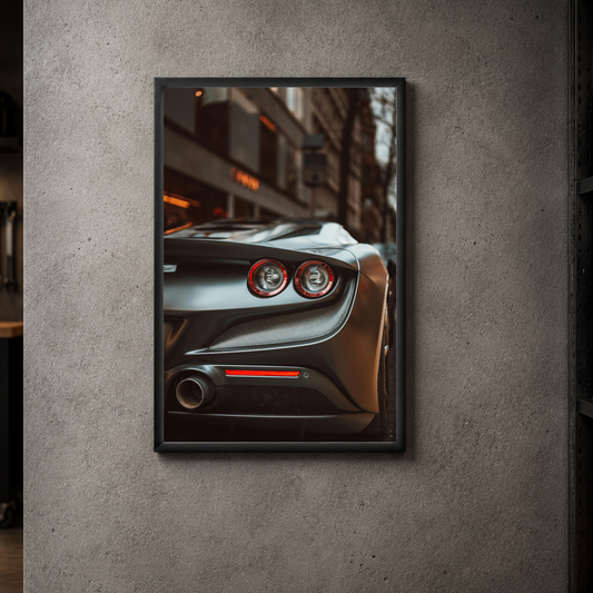 Ferrari F8 - Rear Acrylic Poster