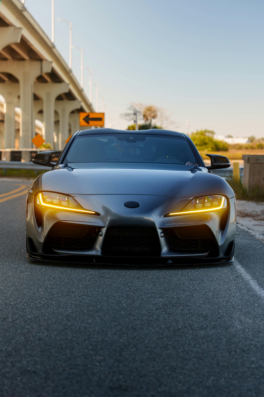 Toyota Supra - Front Acrylic Poster