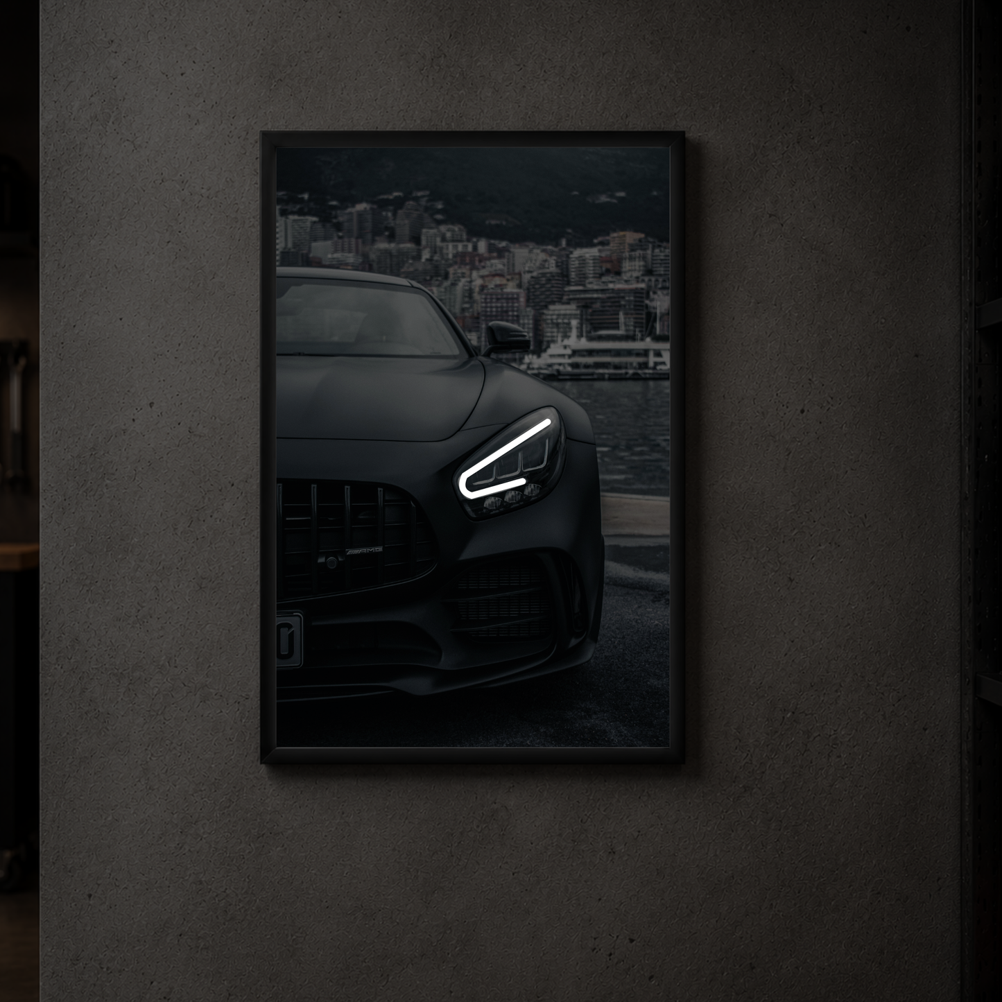Mercedes AMG GT - Front Acrylic Poster