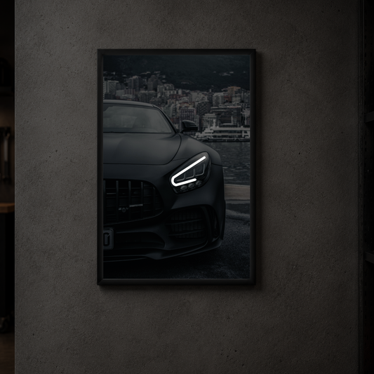 Mercedes AMG GT - Front Acrylic Poster