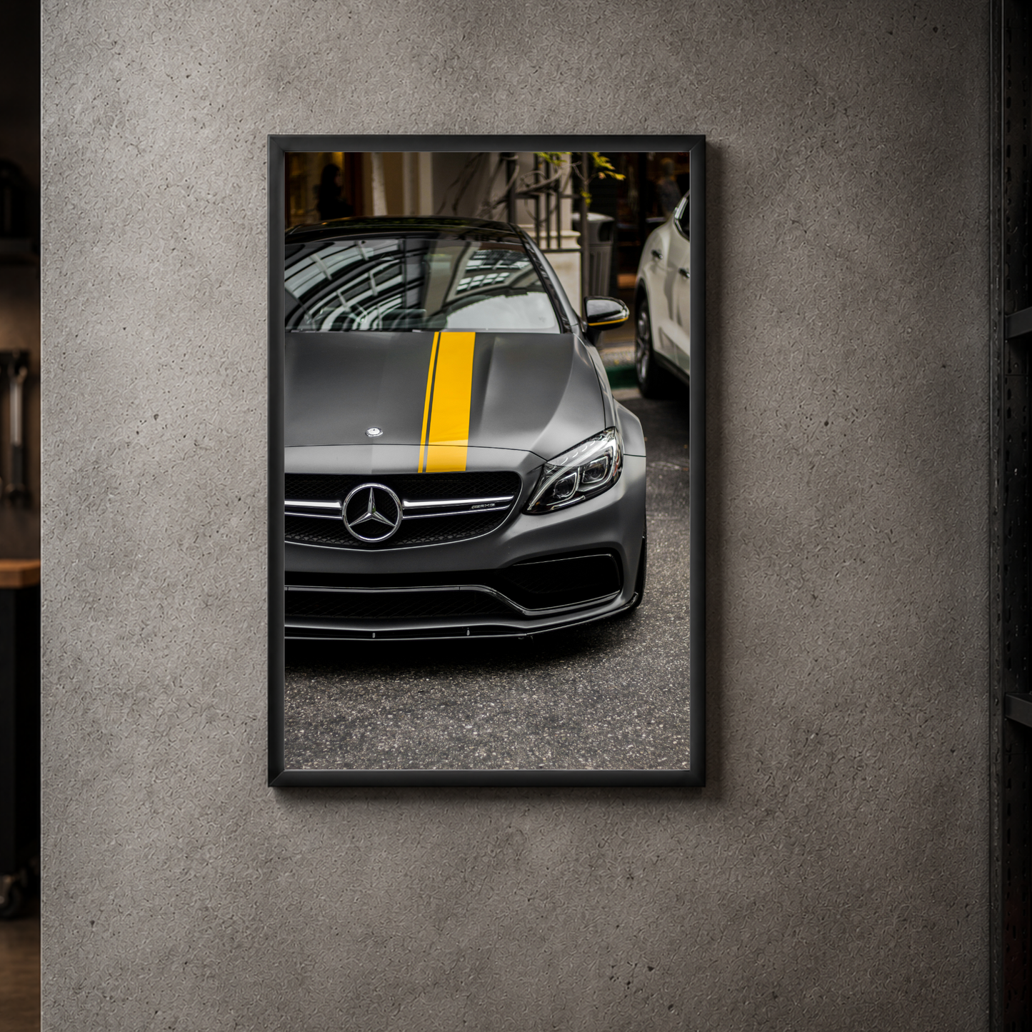 Mercedes C63s - Front Acrylic Poster
