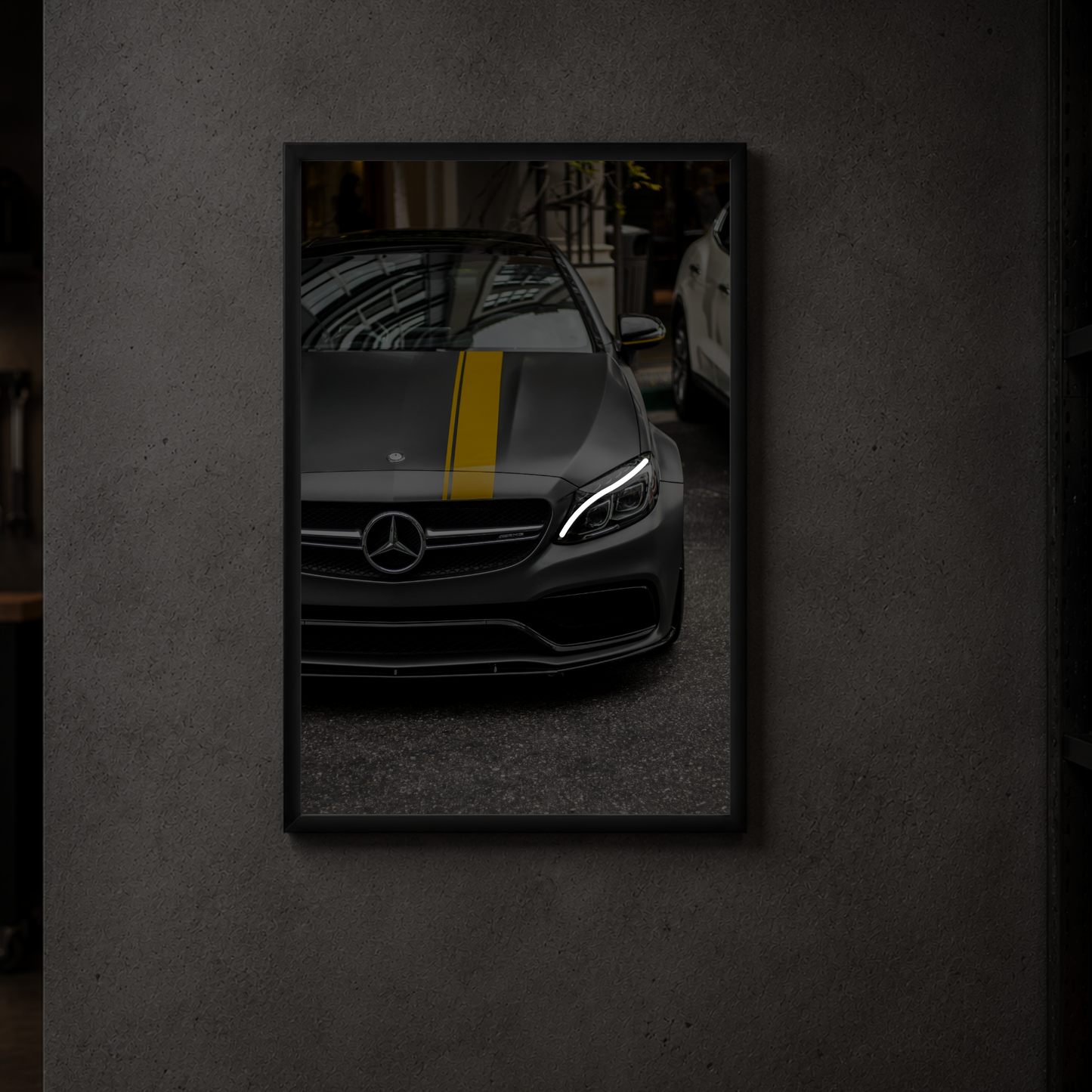 Mercedes C63s - Front Acrylic Poster