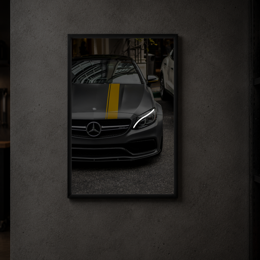 Mercedes C63s - Front Acrylic Poster