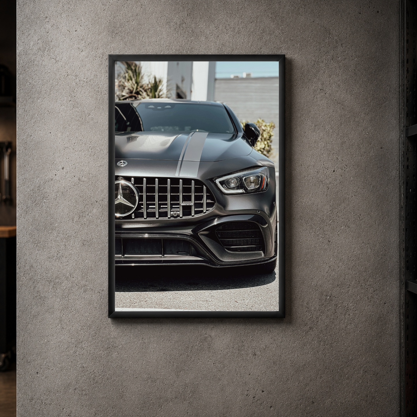 Mercedes C63 Hybrid - Front Acrylic Poster
