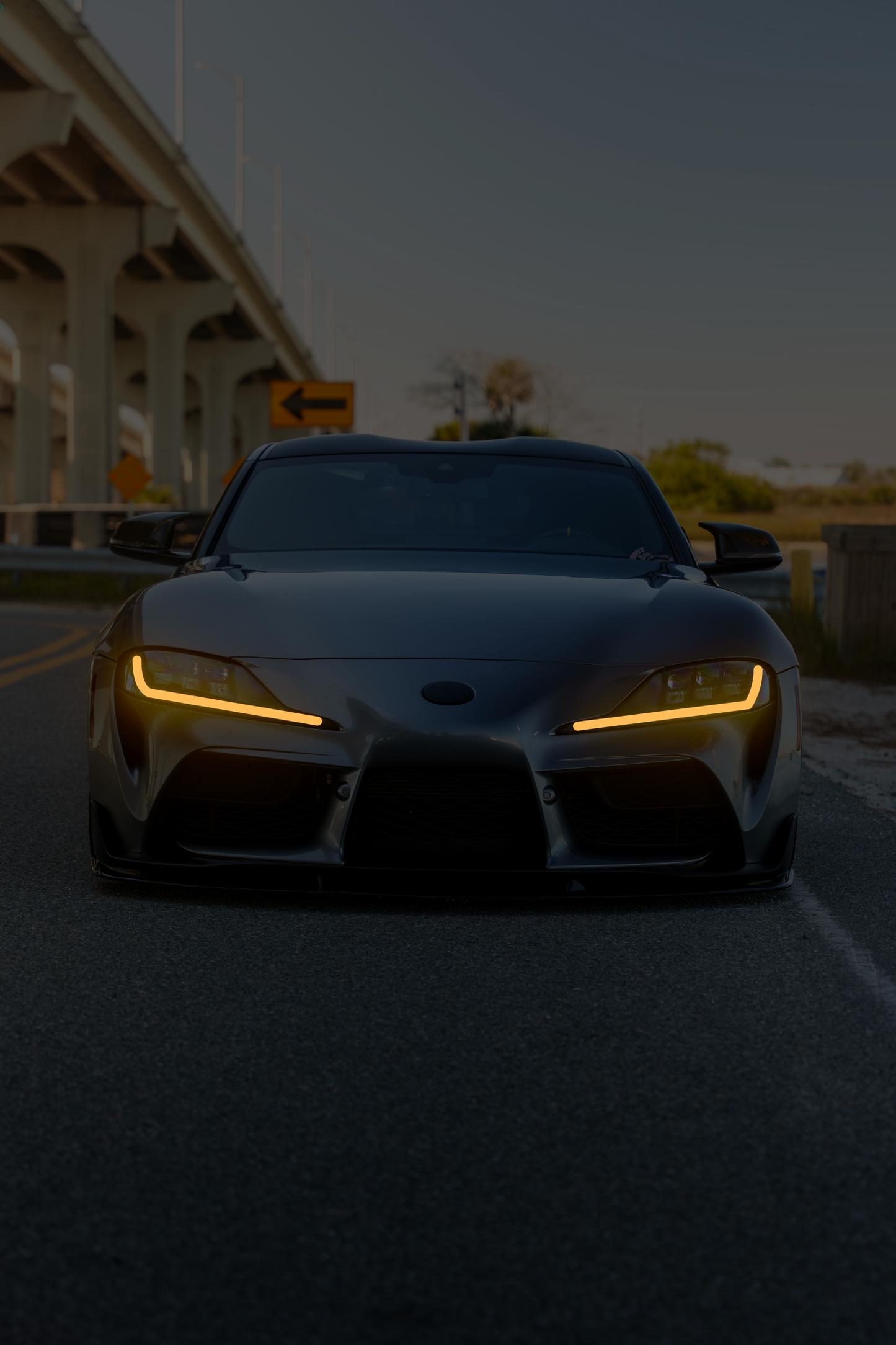 Toyota Supra - Front Acrylic Poster