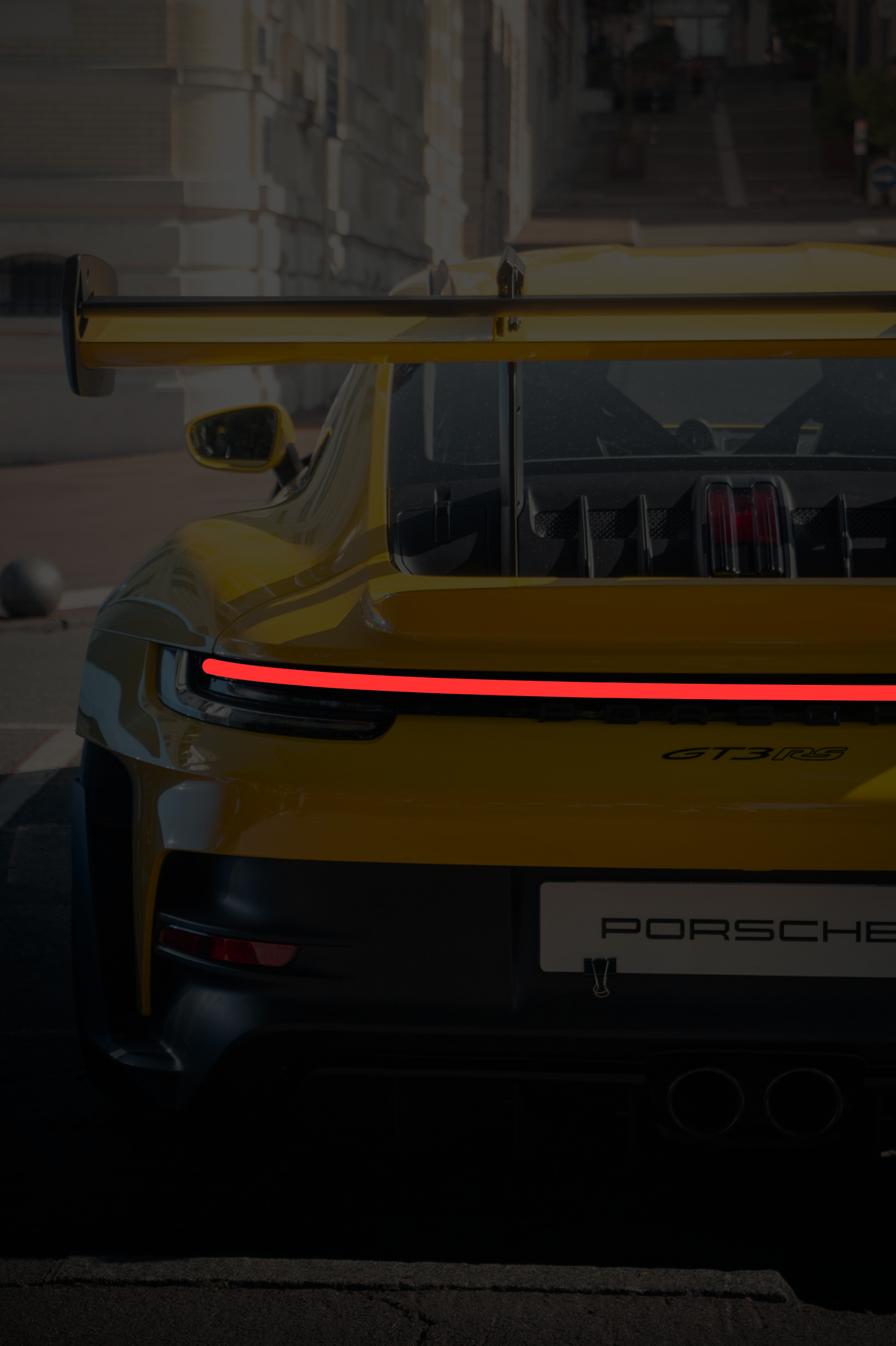Porsche GT3RS - Rear Acrylic Poster