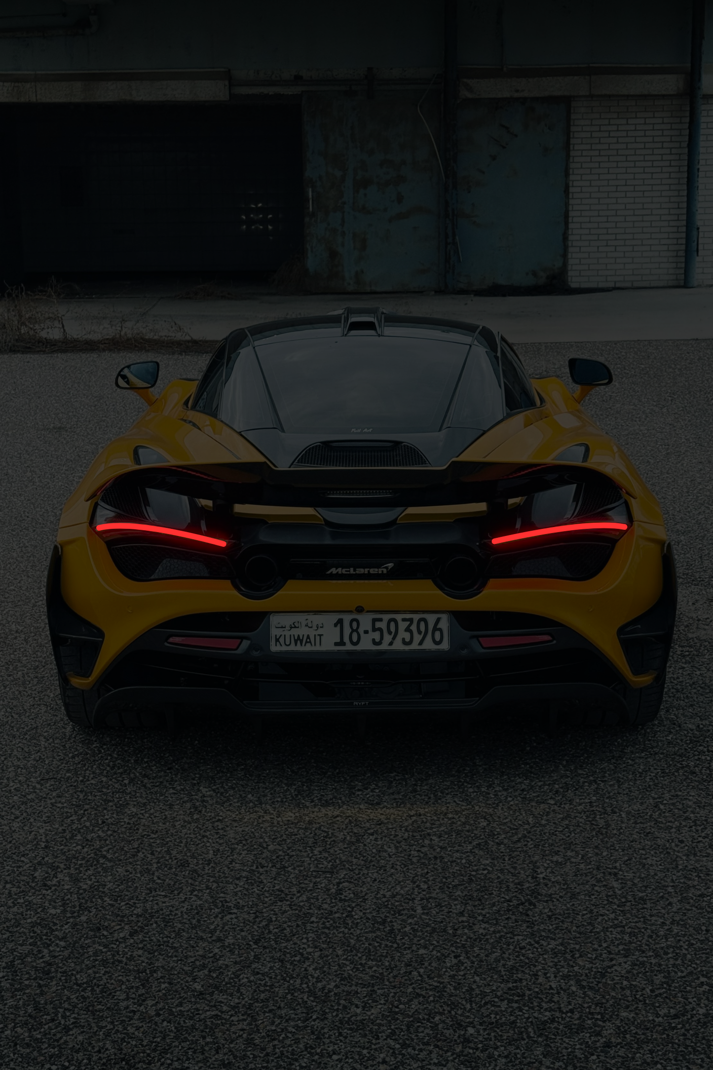 McLaren 720S - Rear Acrylic Poster
