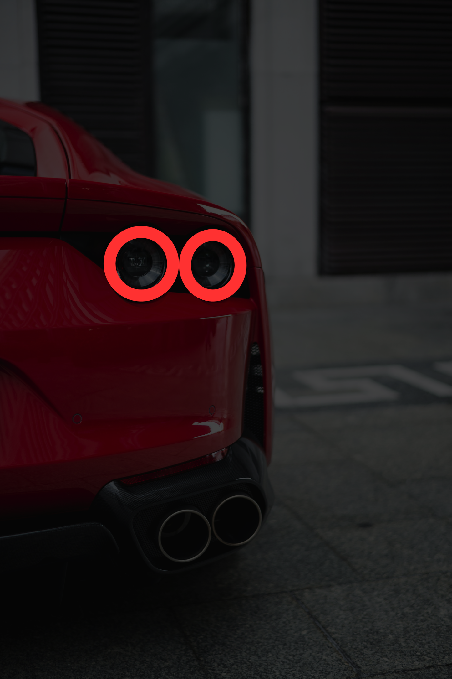 Ferrari 812 - Rear Acrylic Poster
