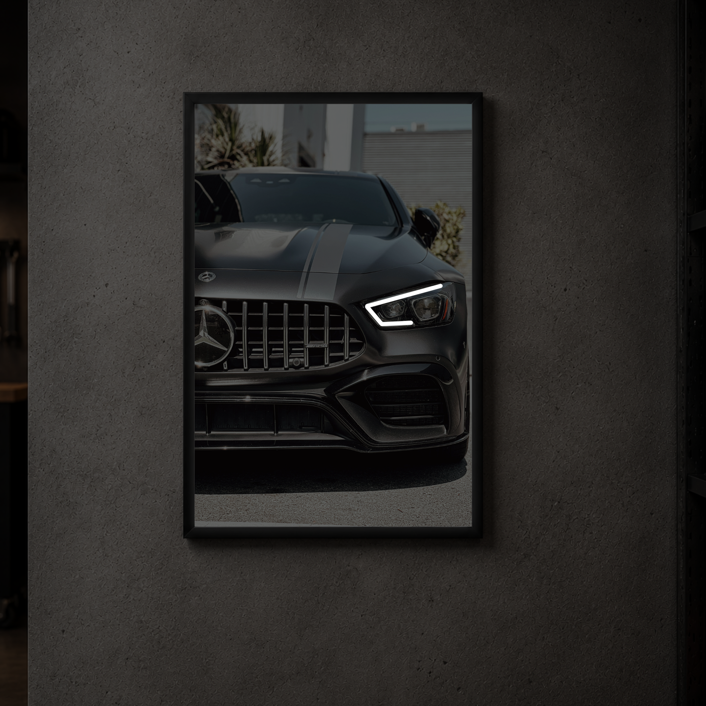 Mercedes C63 Hybrid - Front Acrylic Poster