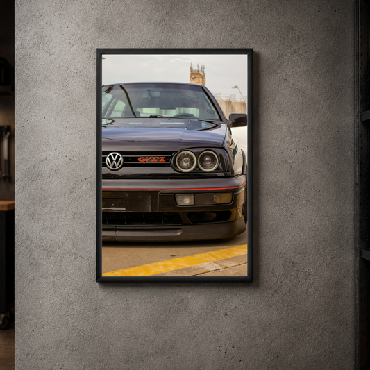 VW GTI MK3 - Front Acrylic Poster