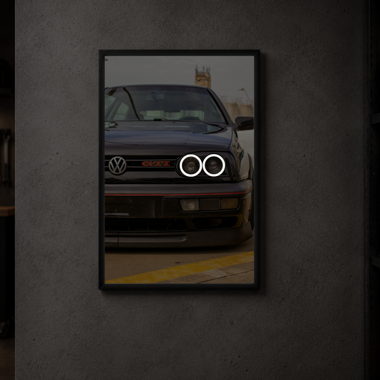 VW GTI MK3 - Front Acrylic Poster