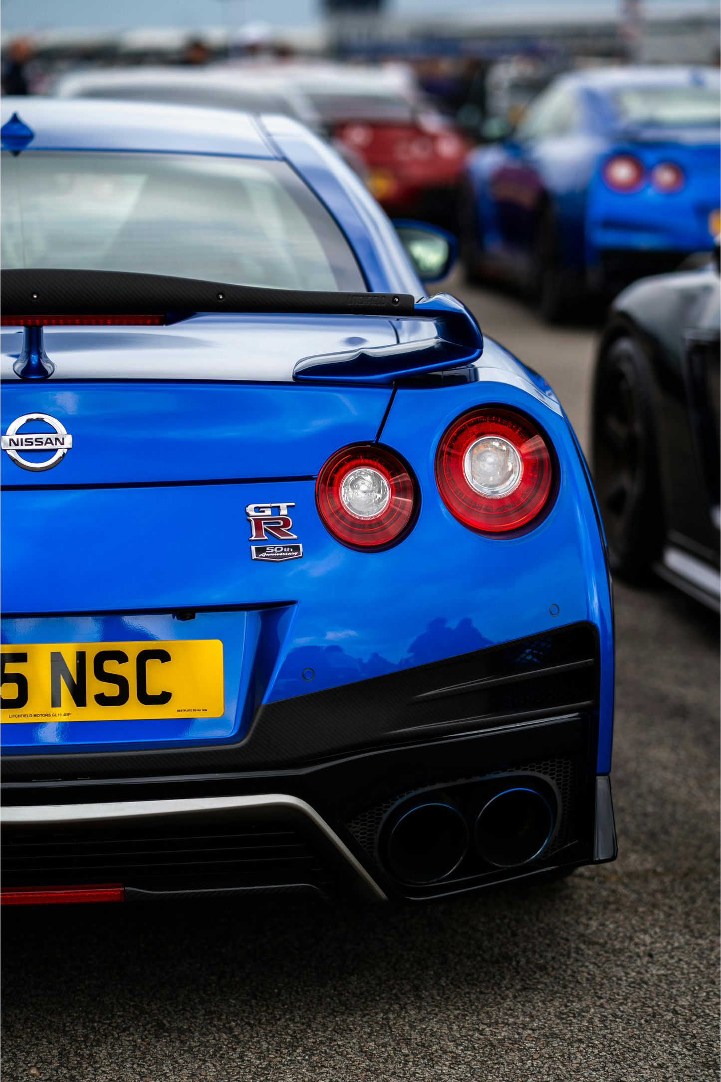 Nissan R35 - Rear Acrylic Poster