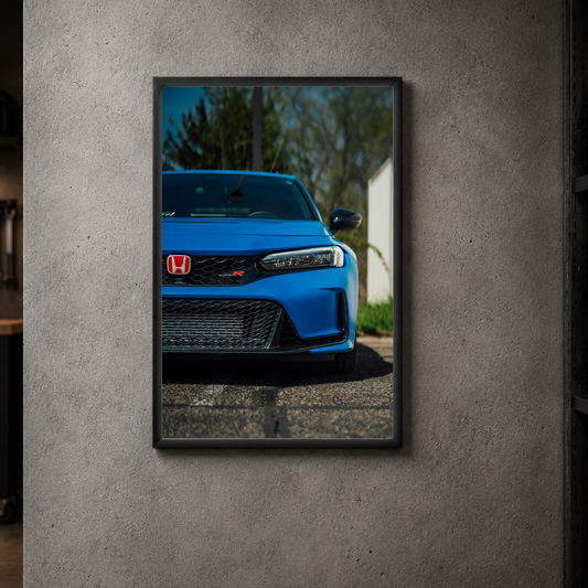 FL5 Honda Civic Type R- Front Acrylic Poster
