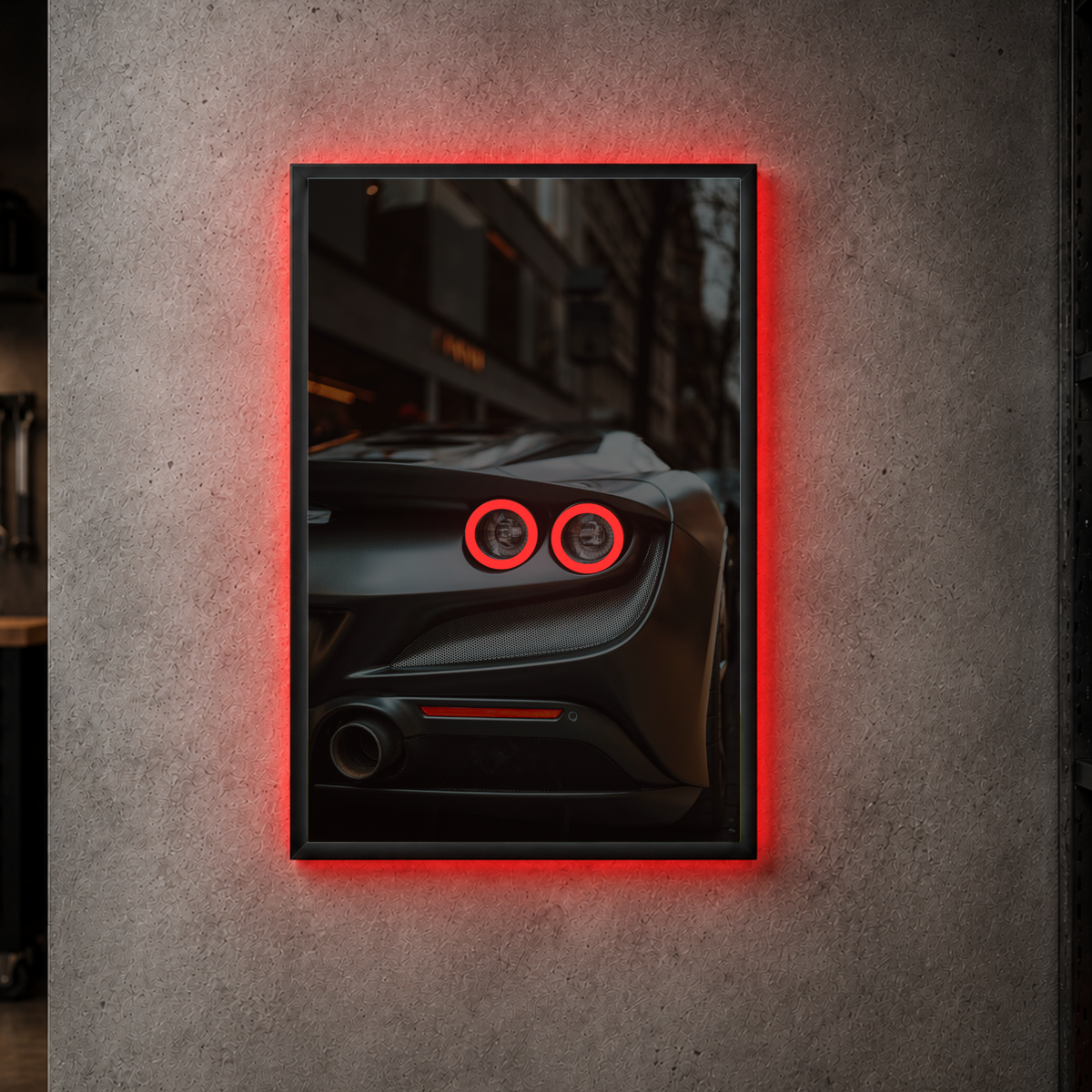 Ferrari F8 - Rear Acrylic Poster