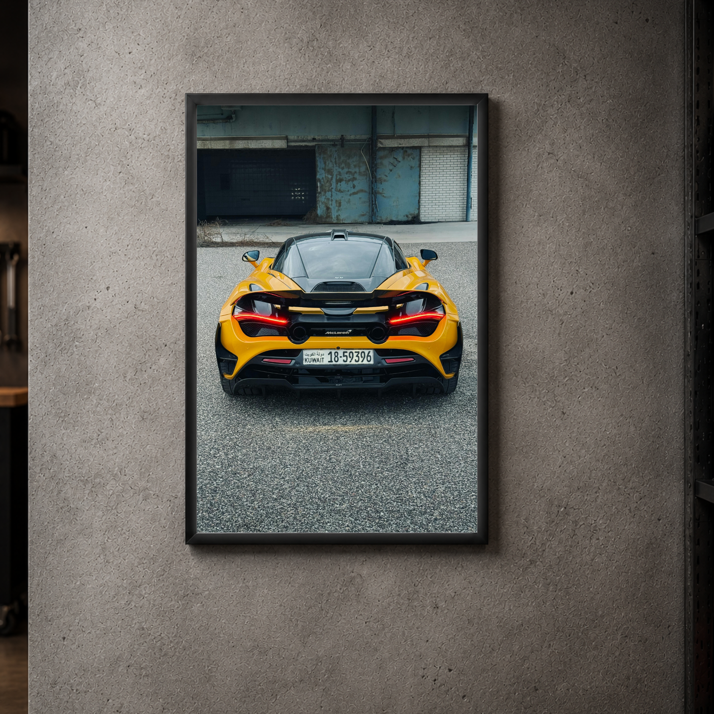 McLaren 720S - Rear Acrylic Poster