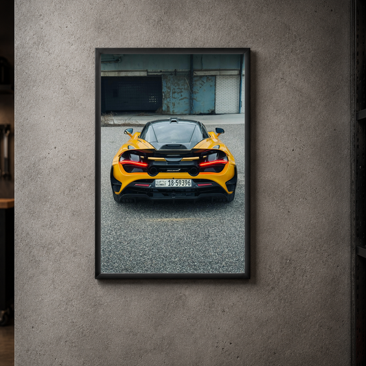 McLaren 720S - Rear Acrylic Poster