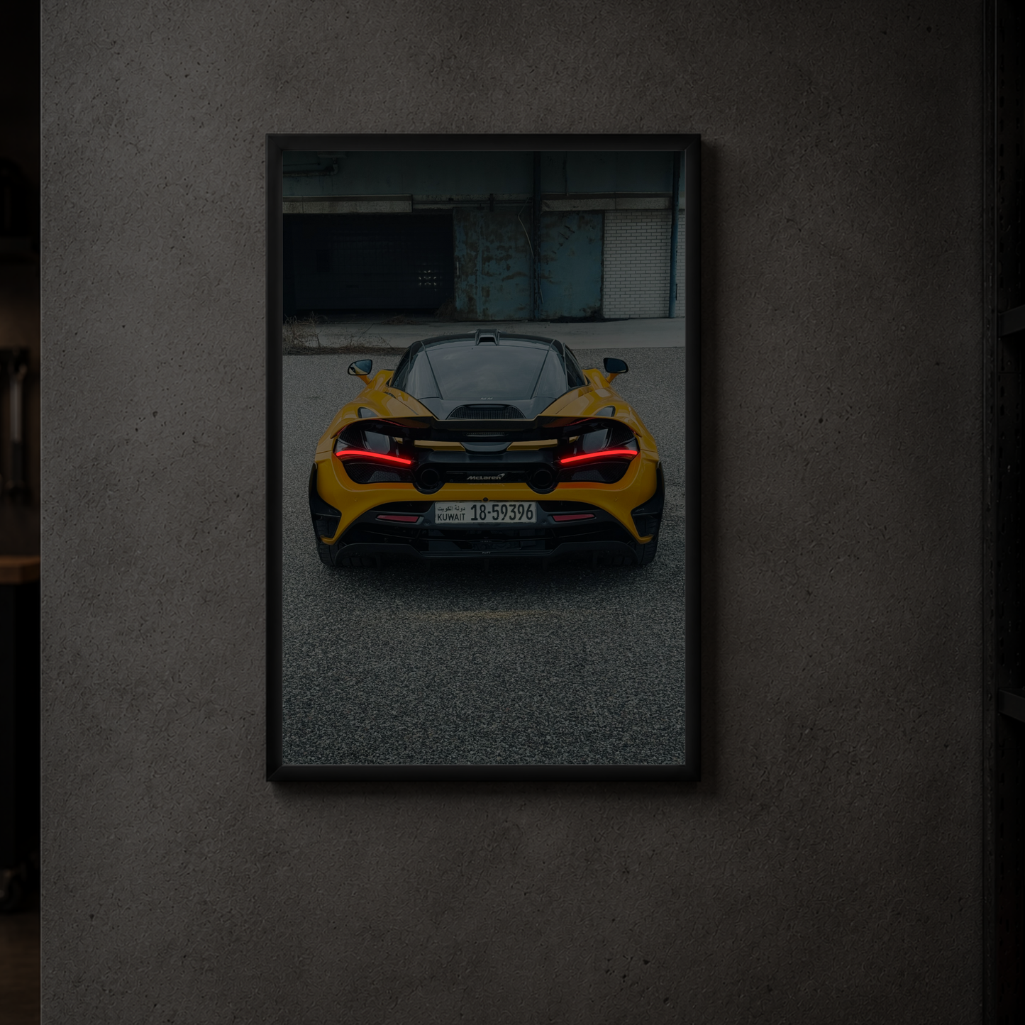 McLaren 720S - Rear Acrylic Poster