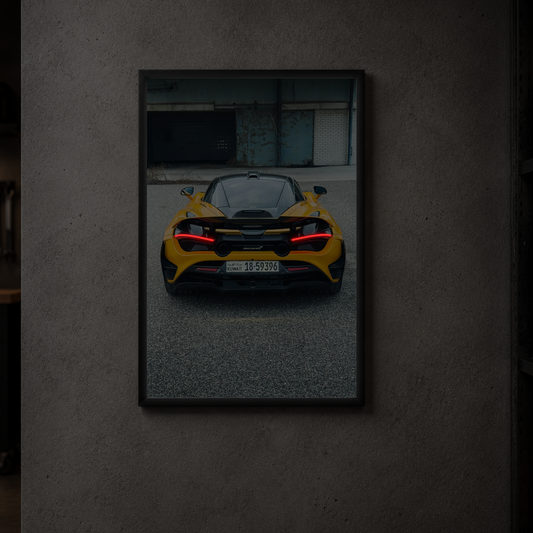 McLaren 720S - Rear Acrylic Poster