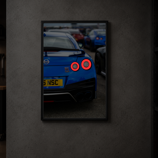 Nissan R35 - Rear Acrylic Poster