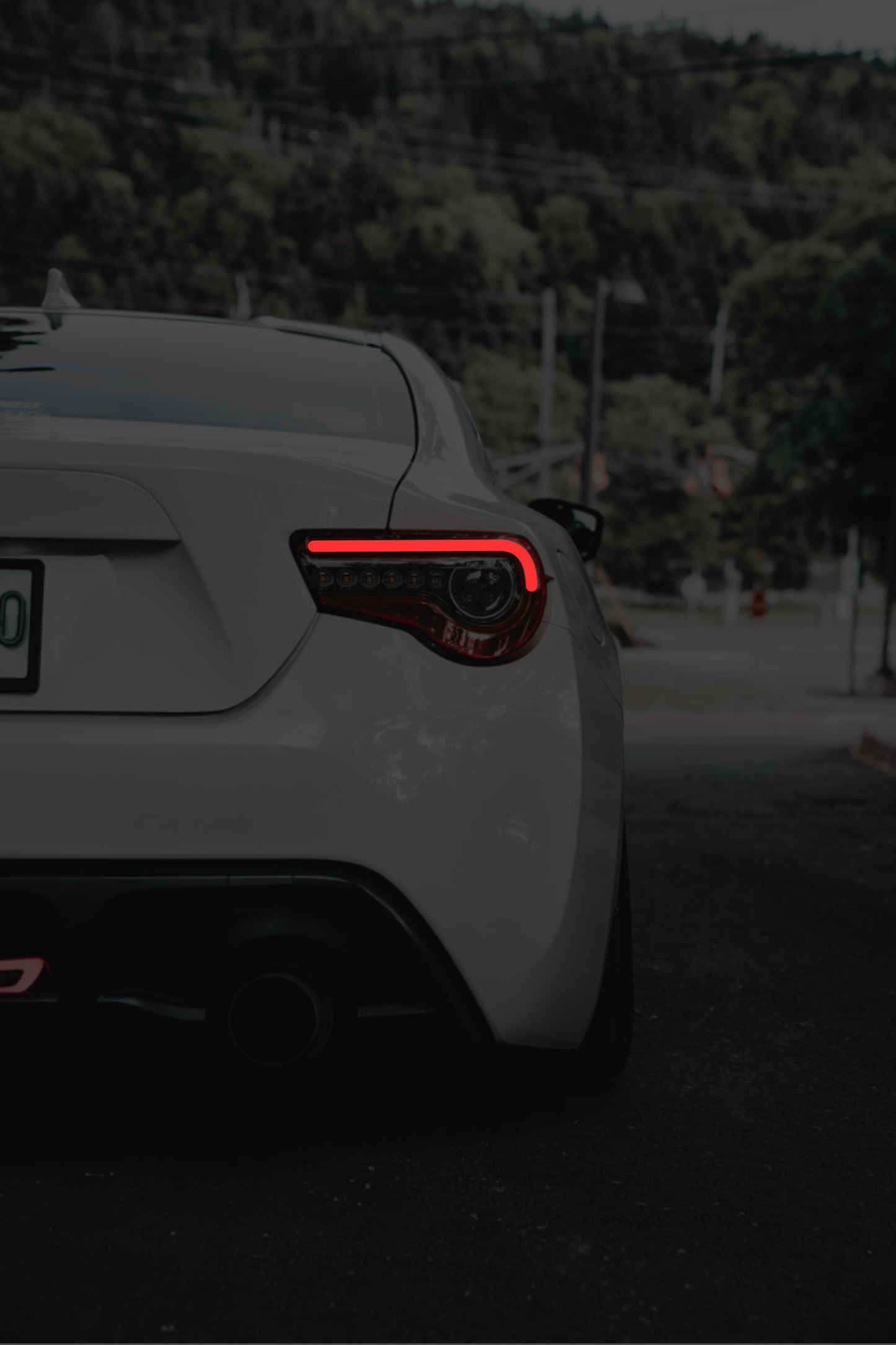 Subaru BRZ - Rear Acrylic Poster