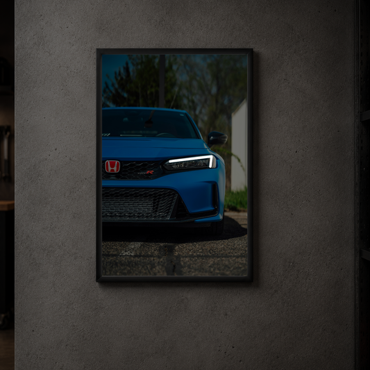 FL5 Honda Civic Type R- Front Acrylic Poster