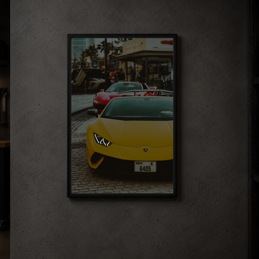 Lamborghini Huracan - Front Acrylic Poster