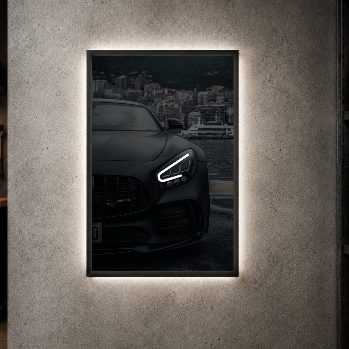 Mercedes AMG GT - Front Acrylic Poster