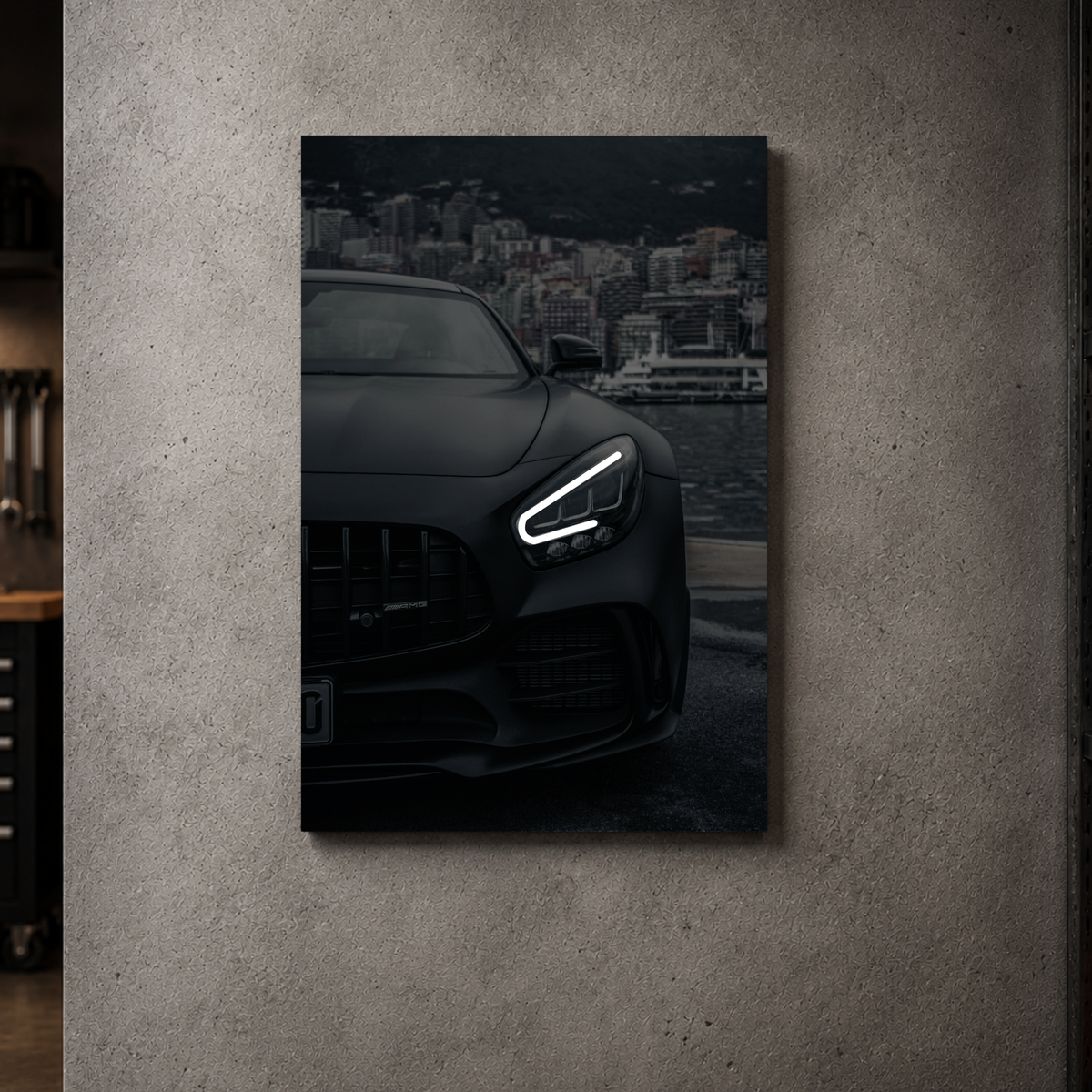 Mercedes AMG GT - Front Acrylic Poster