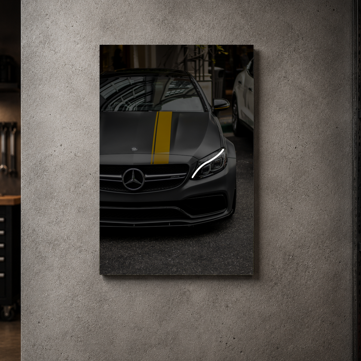 Mercedes C63s - Front Acrylic Poster