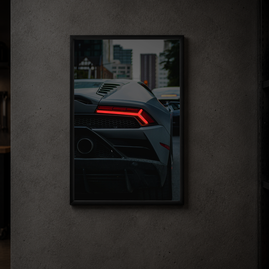 Lamborghini Huracan - Rear Acrylic Poster