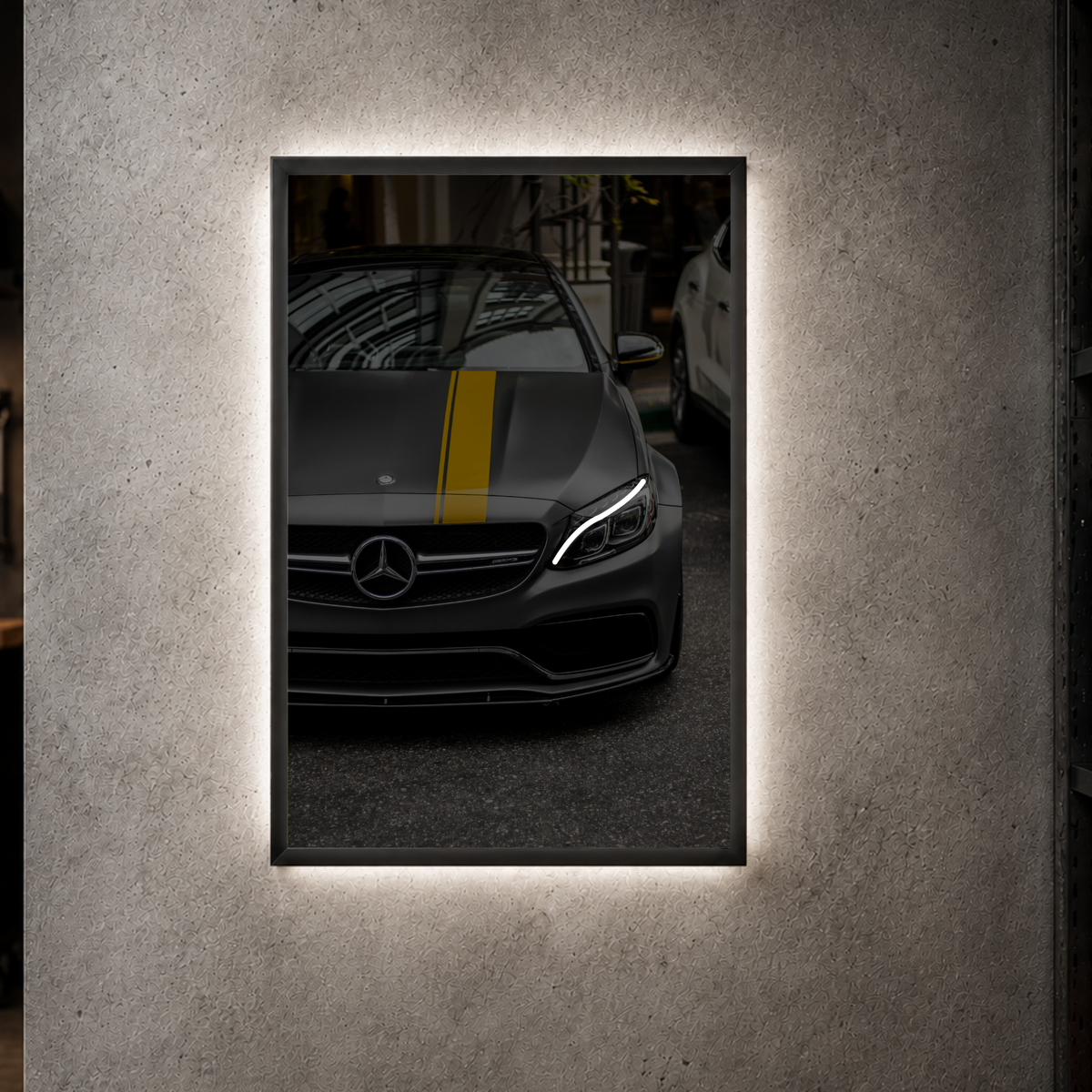 Mercedes C63s - Front Acrylic Poster