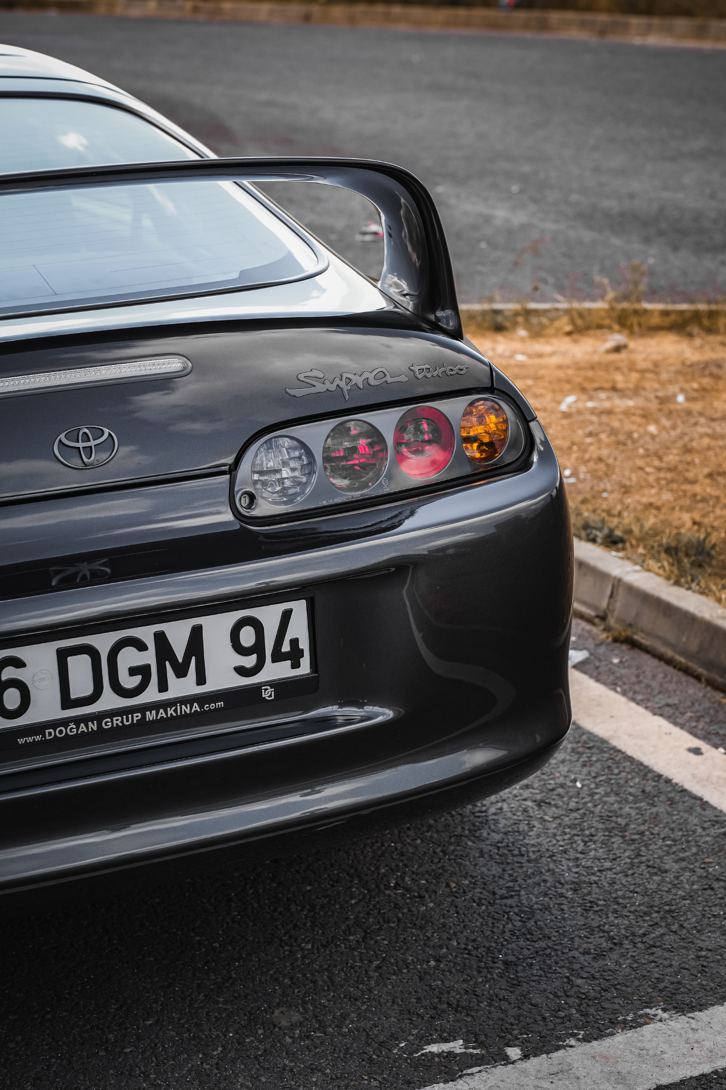 MK4 Toyota Supra - Rear Acrylic Poster