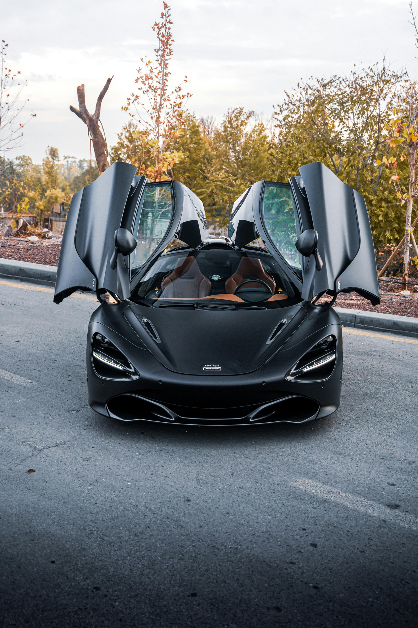McLaren 720 - Front Acrylic Poster