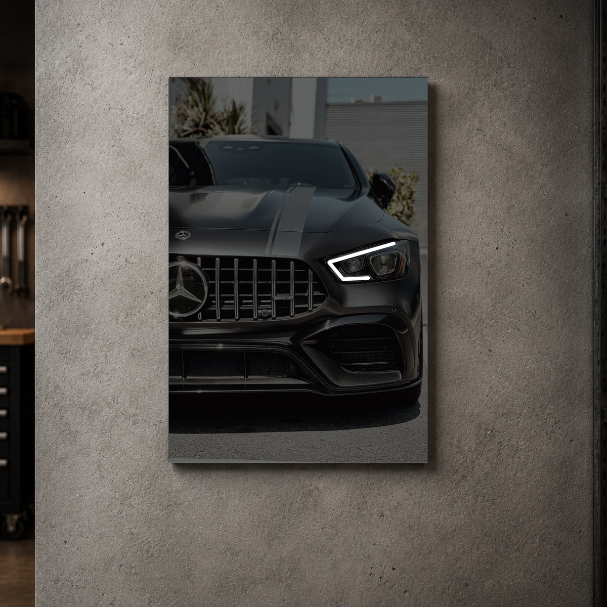 Mercedes C63 Hybrid - Front Acrylic Poster