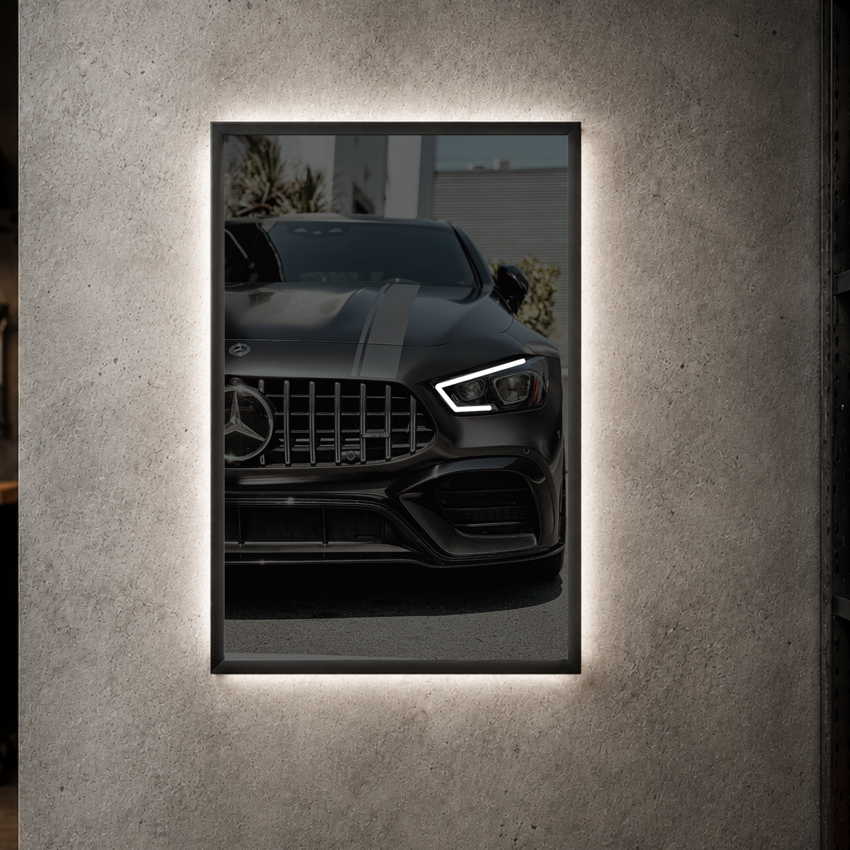 Mercedes C63 Hybrid - Front Acrylic Poster