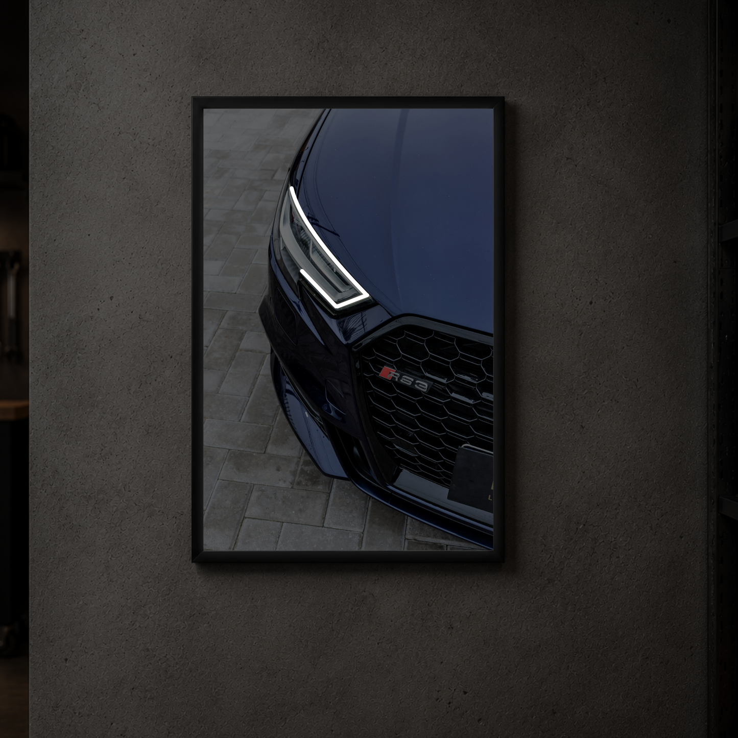 Audi RS3 - Front Acrylic Poster
